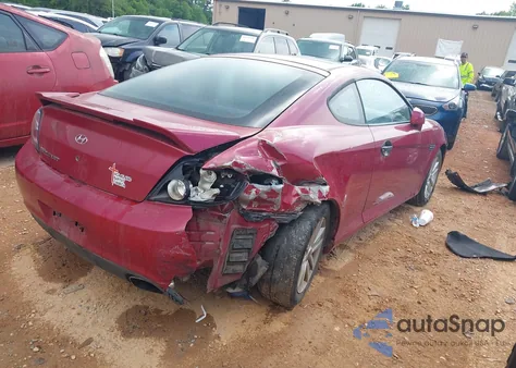 2008 Hyundai Tiburon Gs from USA, damaged, VIN KMHHM66D68U277885